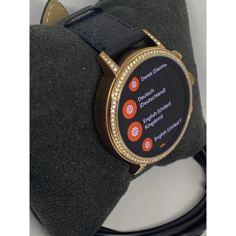 Fossil Gen 4 Authentic Digital Dial Smart Watch Custom Band FTW6015 AB522